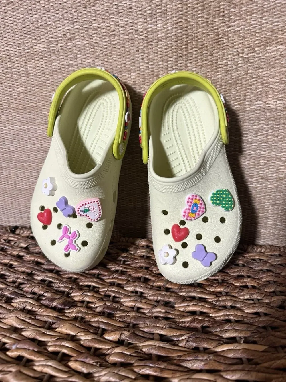 Crocs Kids' Classic Clogs with Jibbitz Charms Sz 3